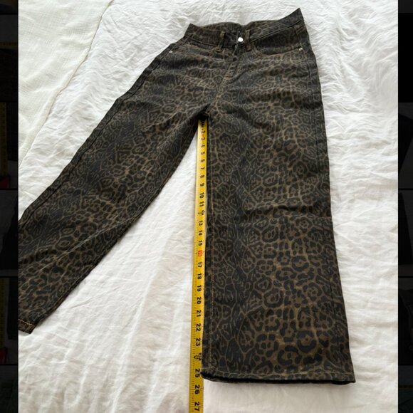 Leopard Print Jeans - Picture 7 of 9